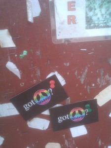 Two tracts pinned up