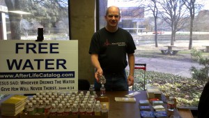 Our table at Richland College